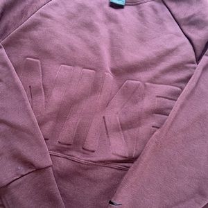dark purple nike sweatshirt